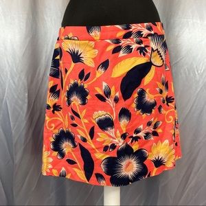 J. Crew women’s linen floral mini skirt